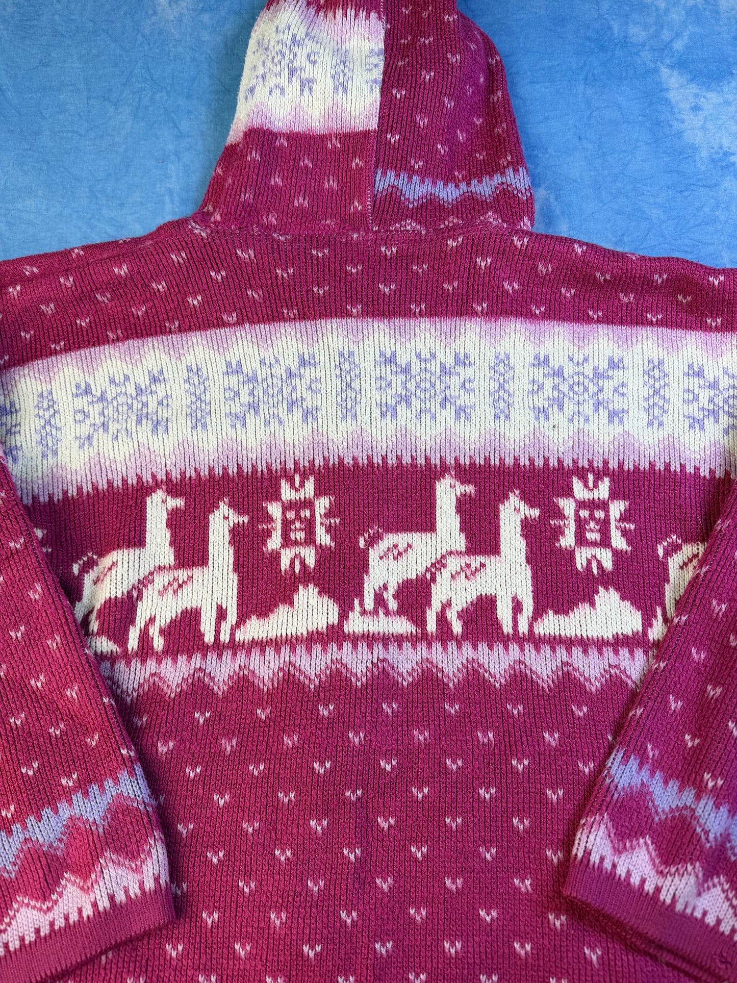 Tejidos Ruminahui Hand Made in Ecuador 90s Wool Sweater M