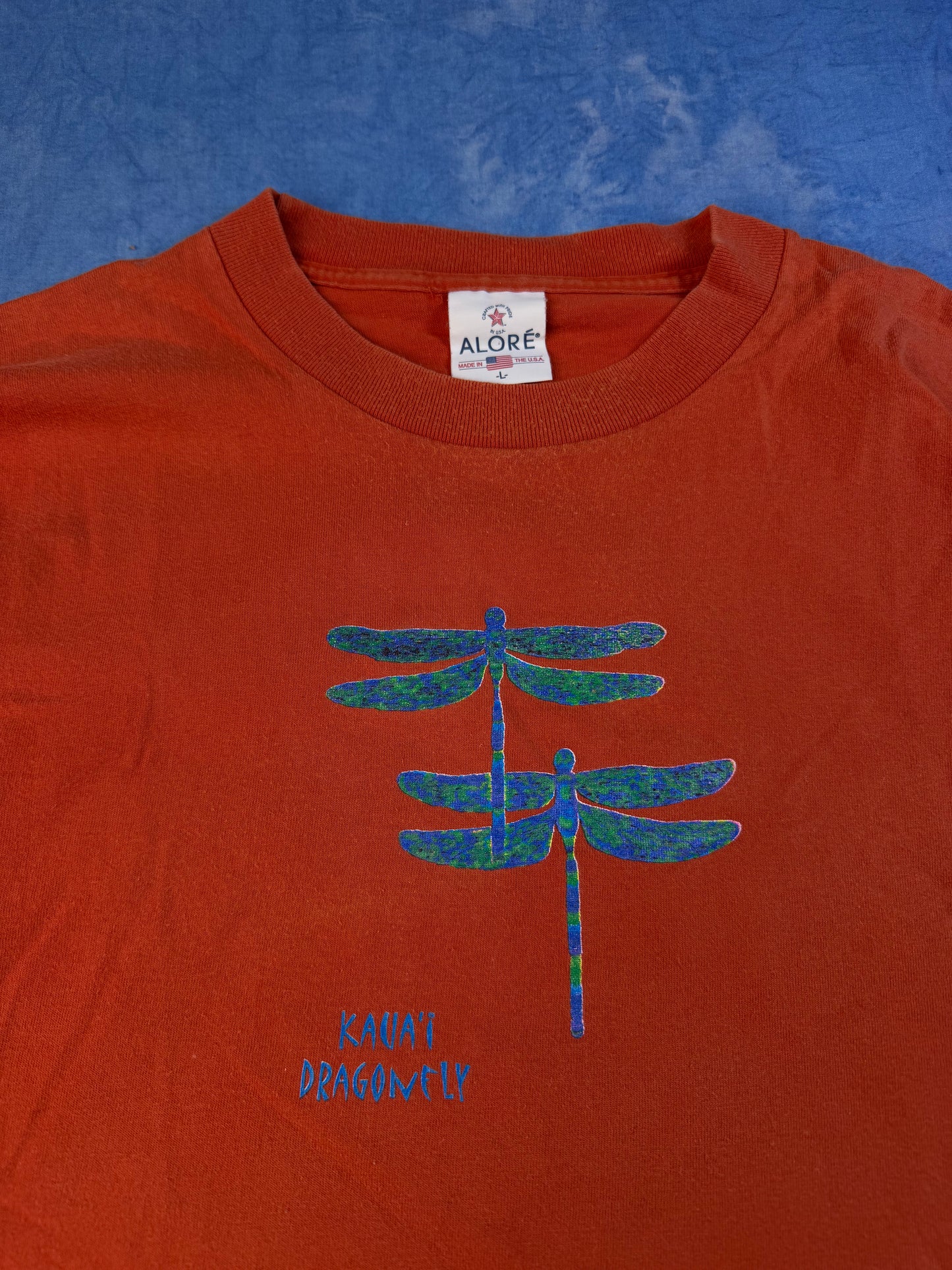 Koszulka Kauai Dragonfly Made in USA 90s L
