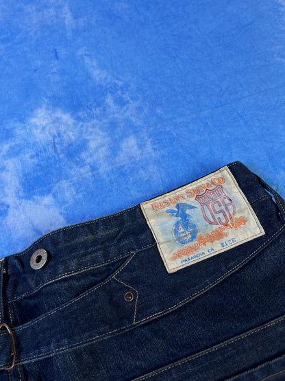 Jeansy Selvedge Rising Sun & Co Blacksmith Hand Made in USA XL