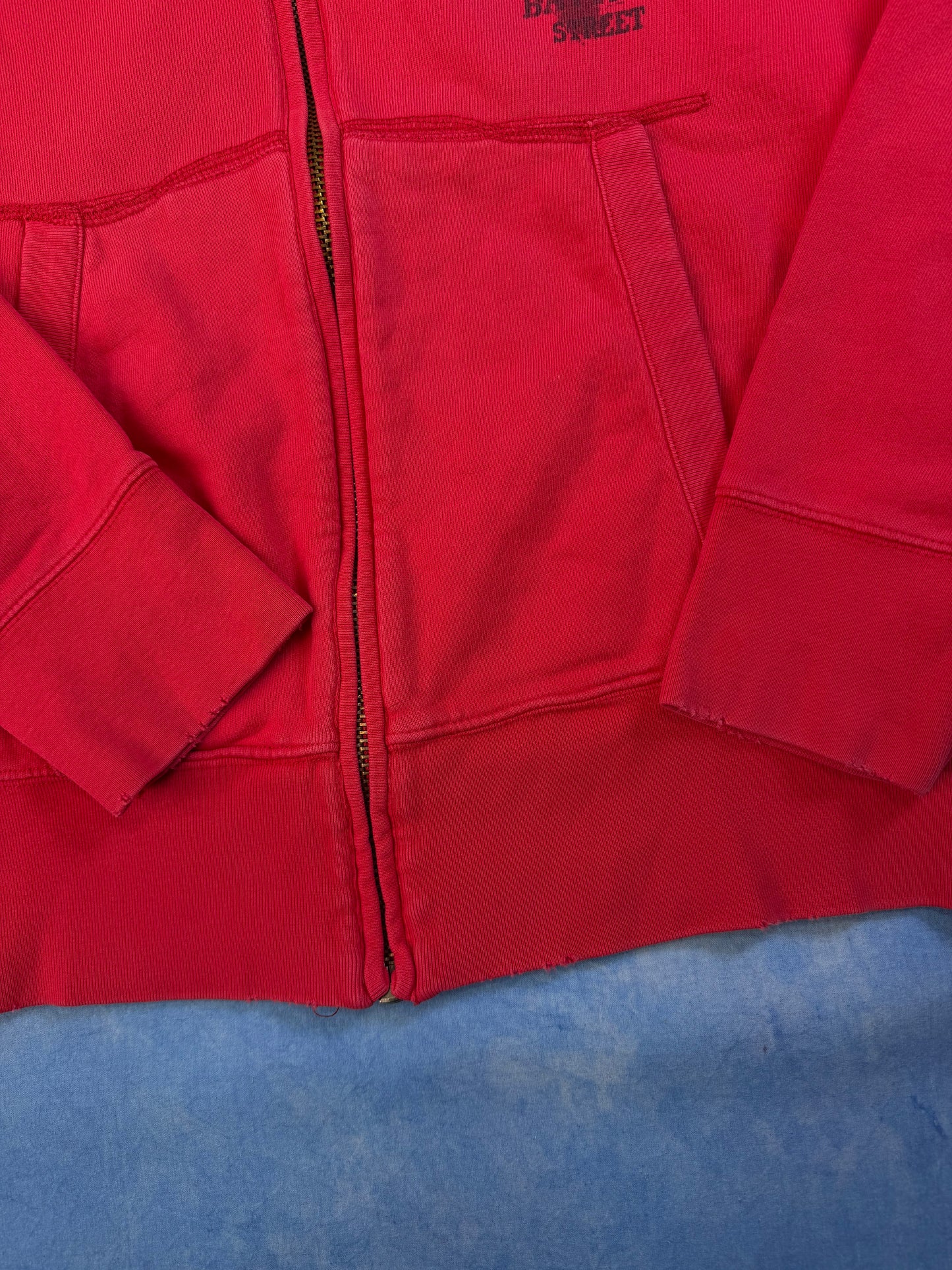 Zip Bluza z Kapturem Levi's Czerwona 2009 XL