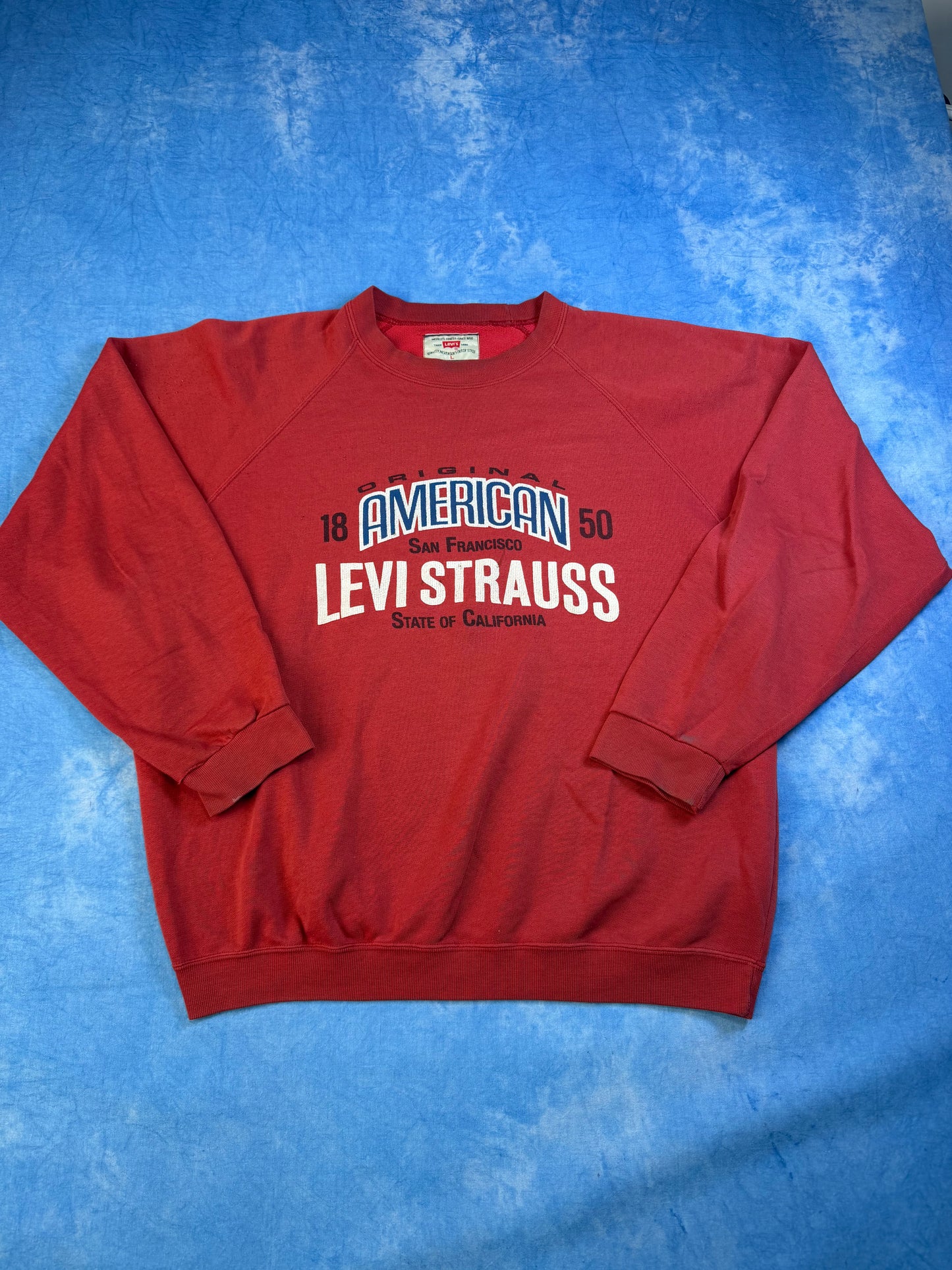Bluza Levi's Czerwona 90s L/XL