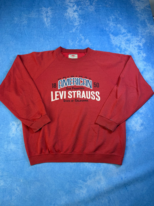 Bluza Levi's Czerwona 90s L/XL