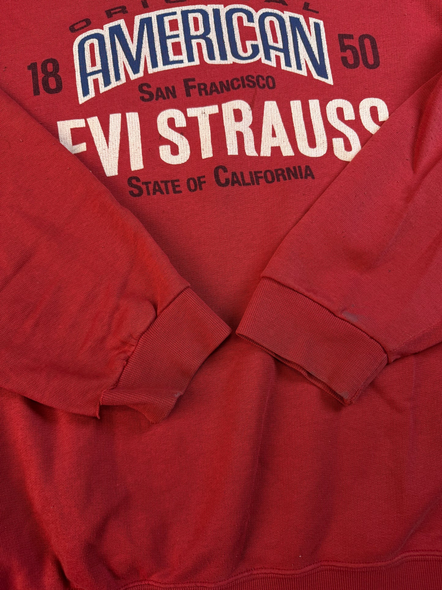 Bluza Levi's Czerwona 90s L/XL