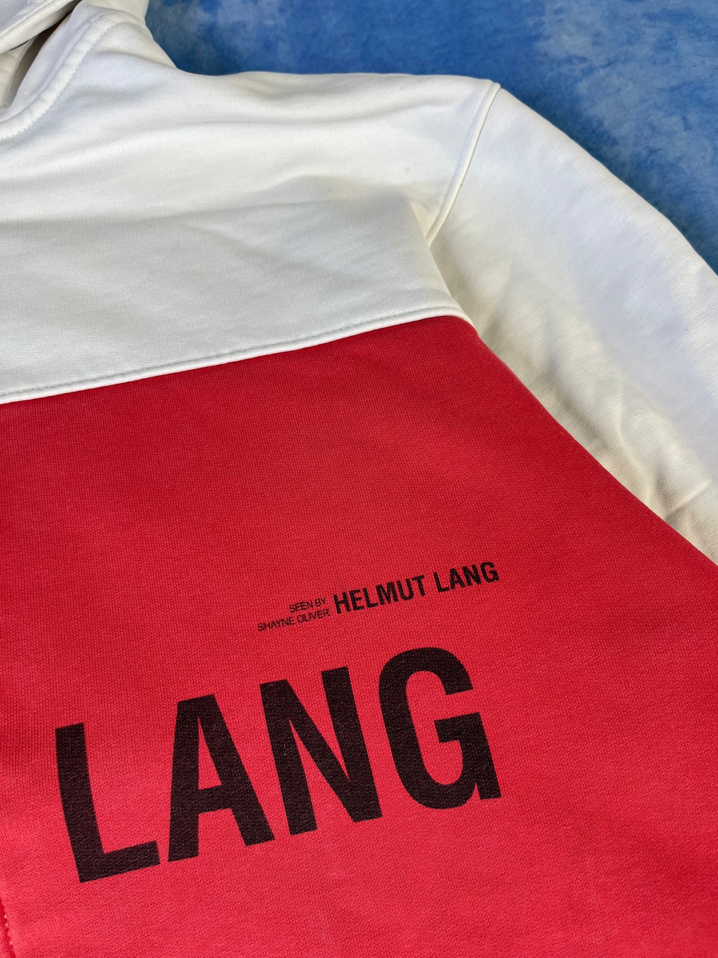 Bluza z Kapturem Helmut Lang Campaign PR Panel by Shayne Oliver SS18 S/M