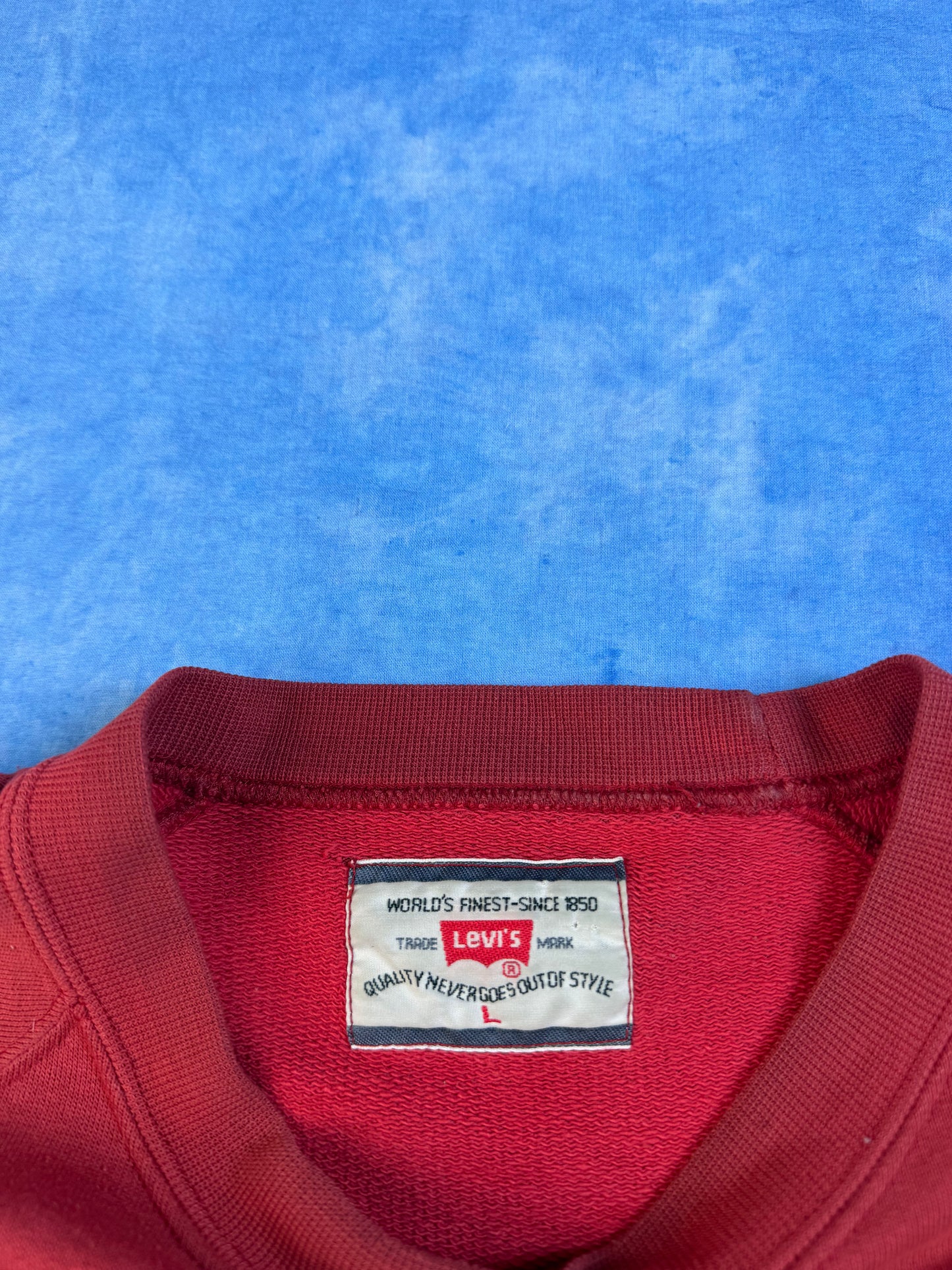 Bluza Levi's Czerwona 90s L/XL