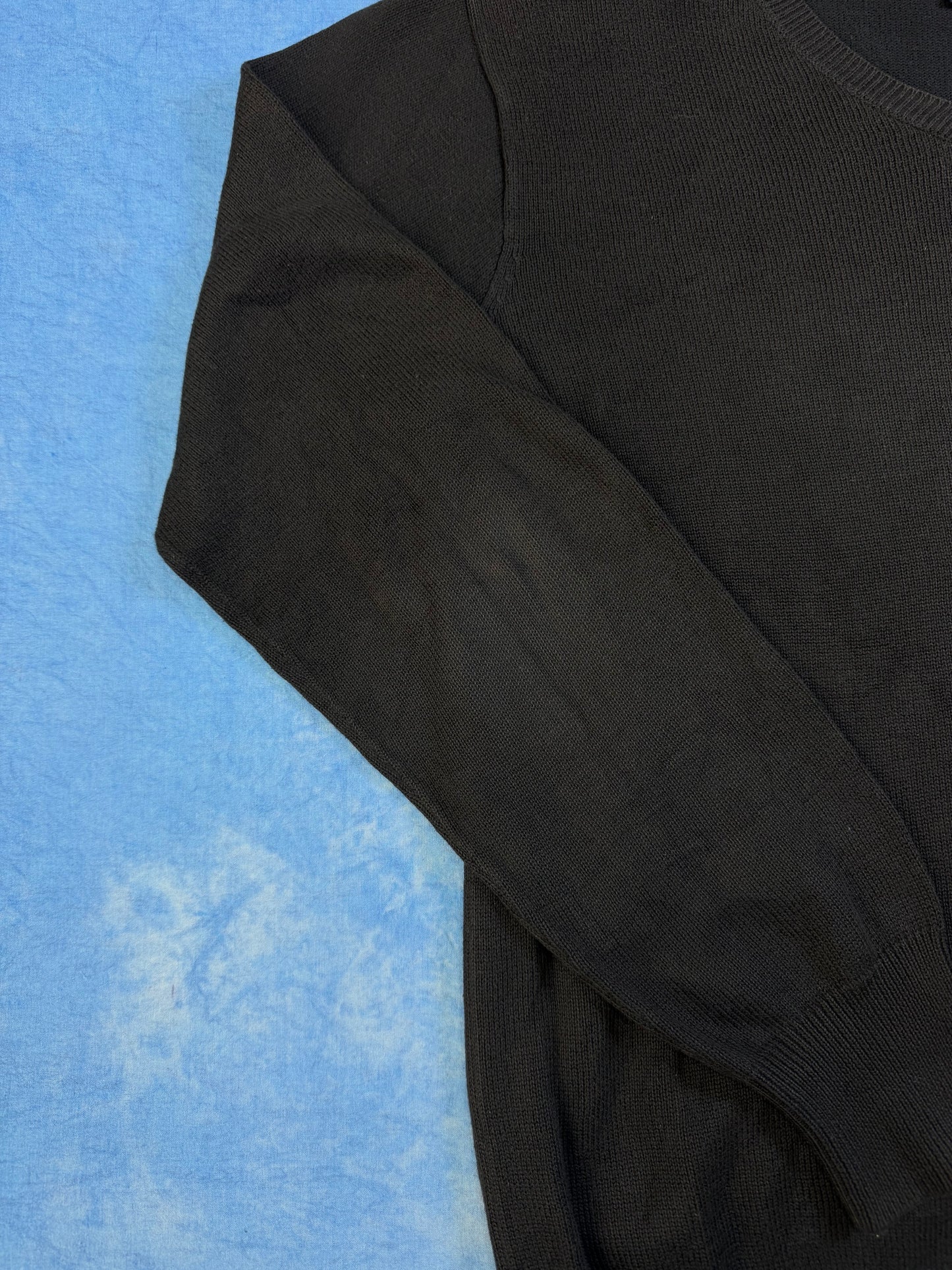 Sweterek Polo Ralph Lauren Pima Cotton Black 90s M
