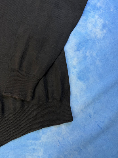 Sweterek Polo Ralph Lauren Pima Cotton Black 90s M