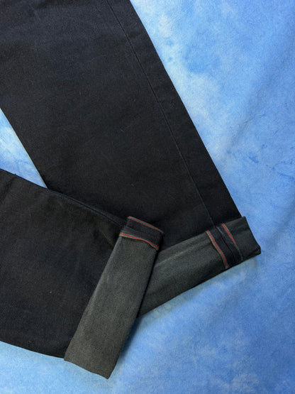 Jeansy Selvedge Han Kjobenhavn Long Czarne L