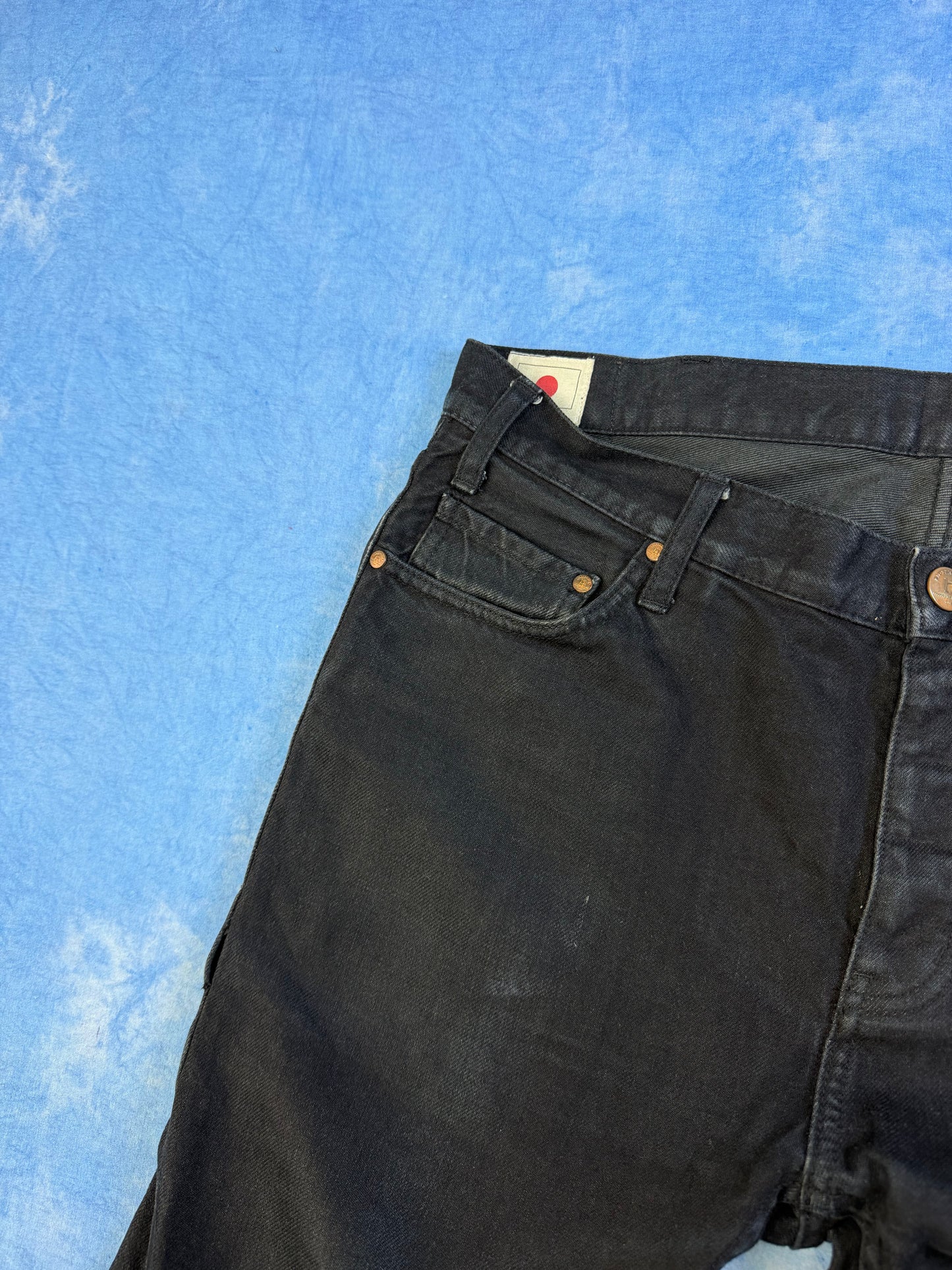 Jeansy Selvedge Han Kjobenhavn Long Czarne L