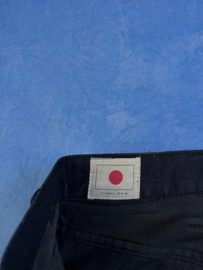 Jeansy Selvedge Han Kjobenhavn Long Czarne L