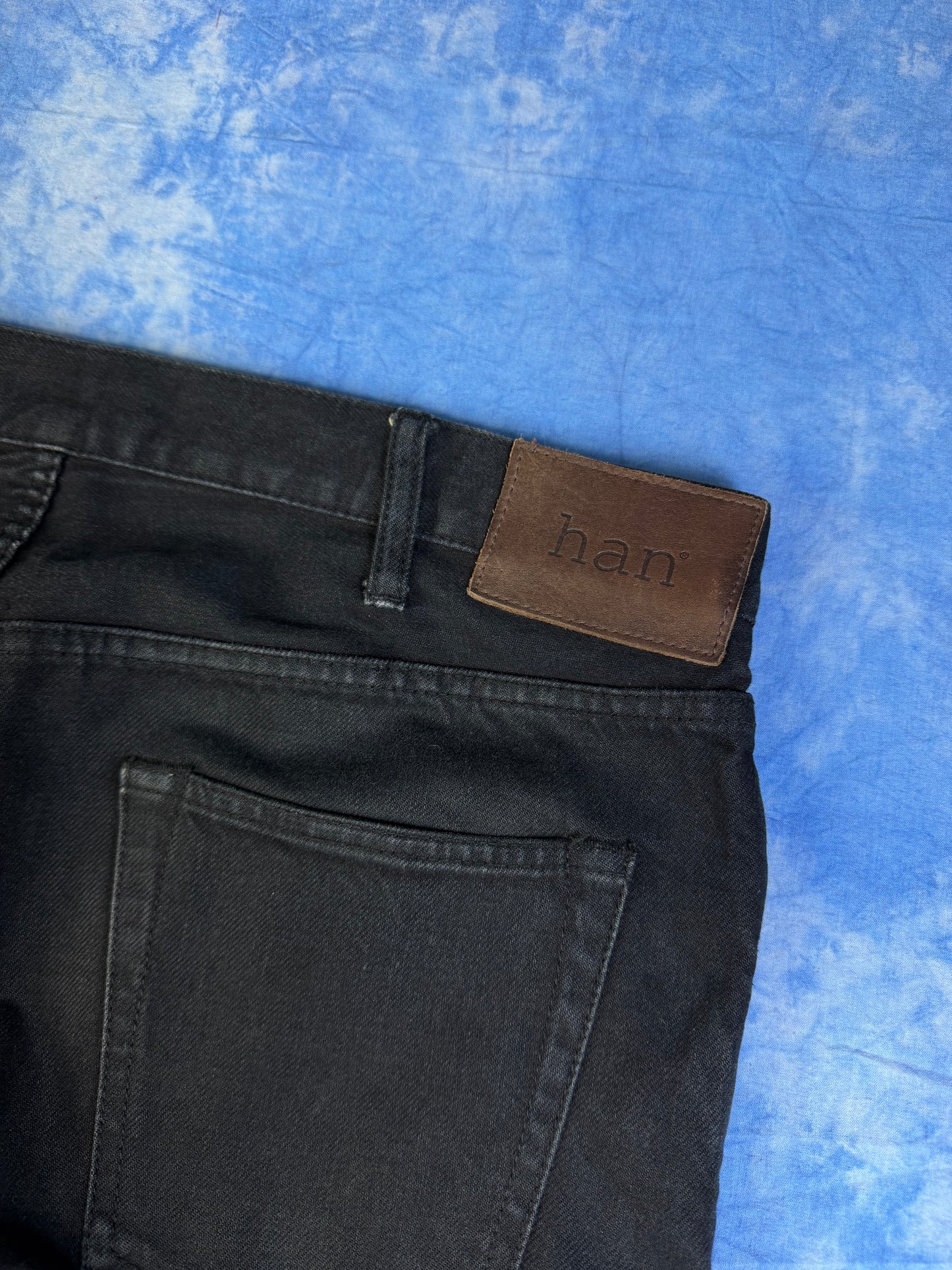 Jeansy Selvedge Han Kjobenhavn Long Czarne L