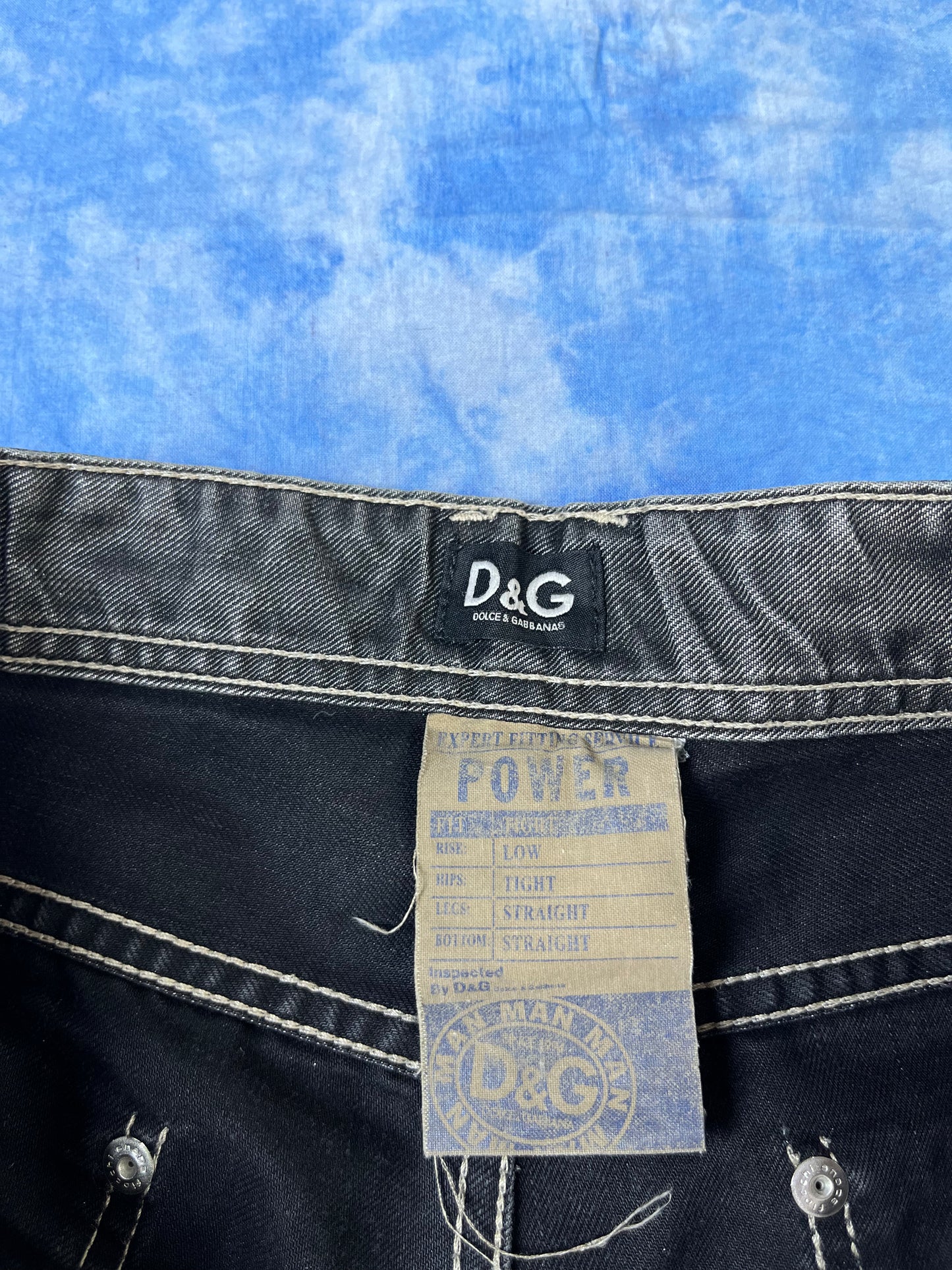 Jeansy Low Rise Dolce & Gabbana Power 00s L