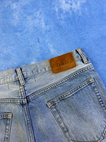 Jeansy Selvedge Han Kjobenhavn Regular Niebieskie L