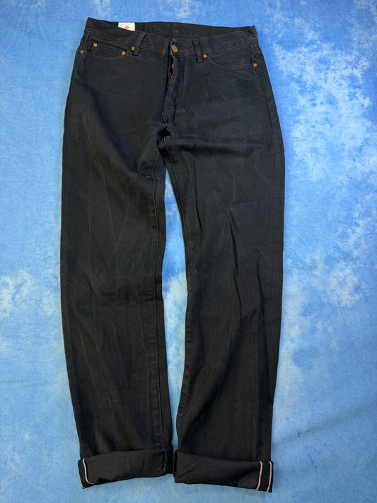 Jeansy Selvedge Han Kjobenhavn Regular Czarne M