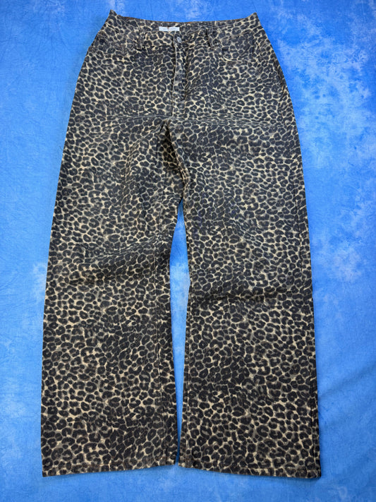 Damskie Jeansy w Panterkę M