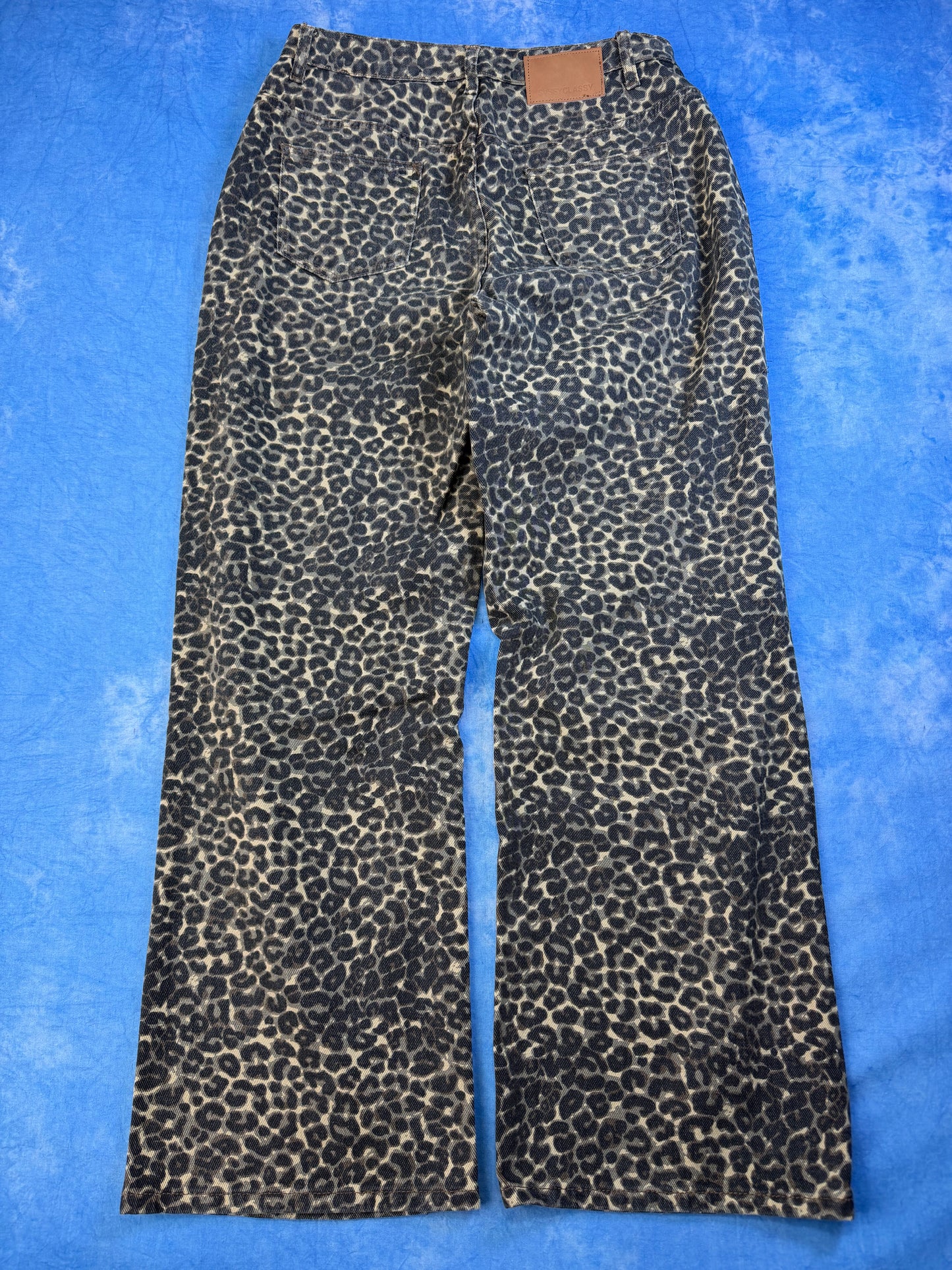 Damskie Jeansy w Panterkę M