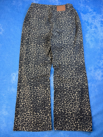 Damskie Jeansy w Panterkę M