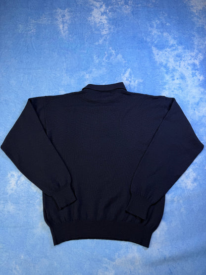 Sweterek z Kołnierzem z Wełny Merino Navigator 90s S