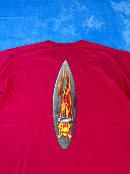 Koszulka Oakley Fire Skull Surfboard 00s L