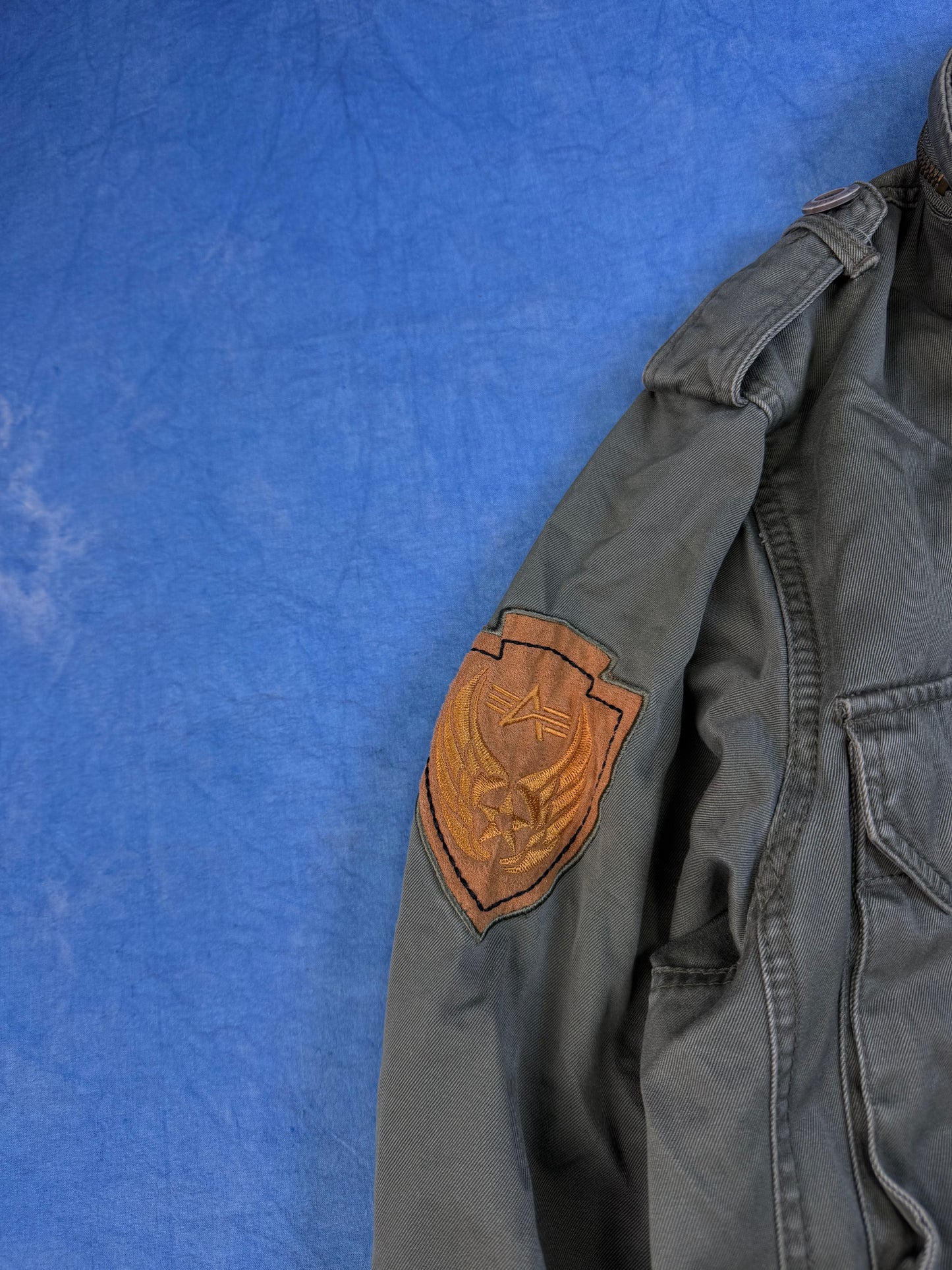 Kurtka Alpha Industries M65 Skull Patch 2000s S