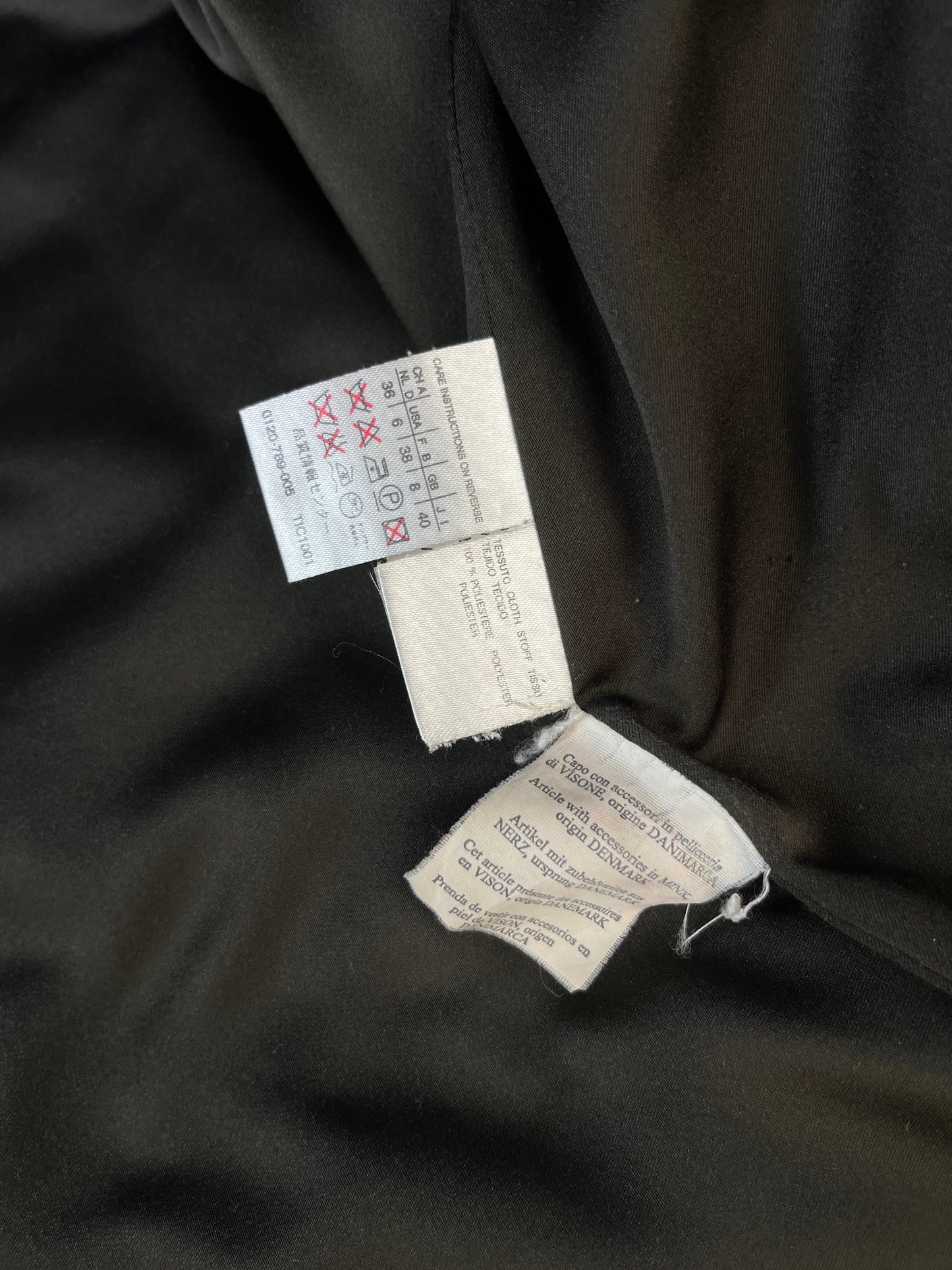 Damski Płaszcz Max Mara Main Line z Futrem 90s M