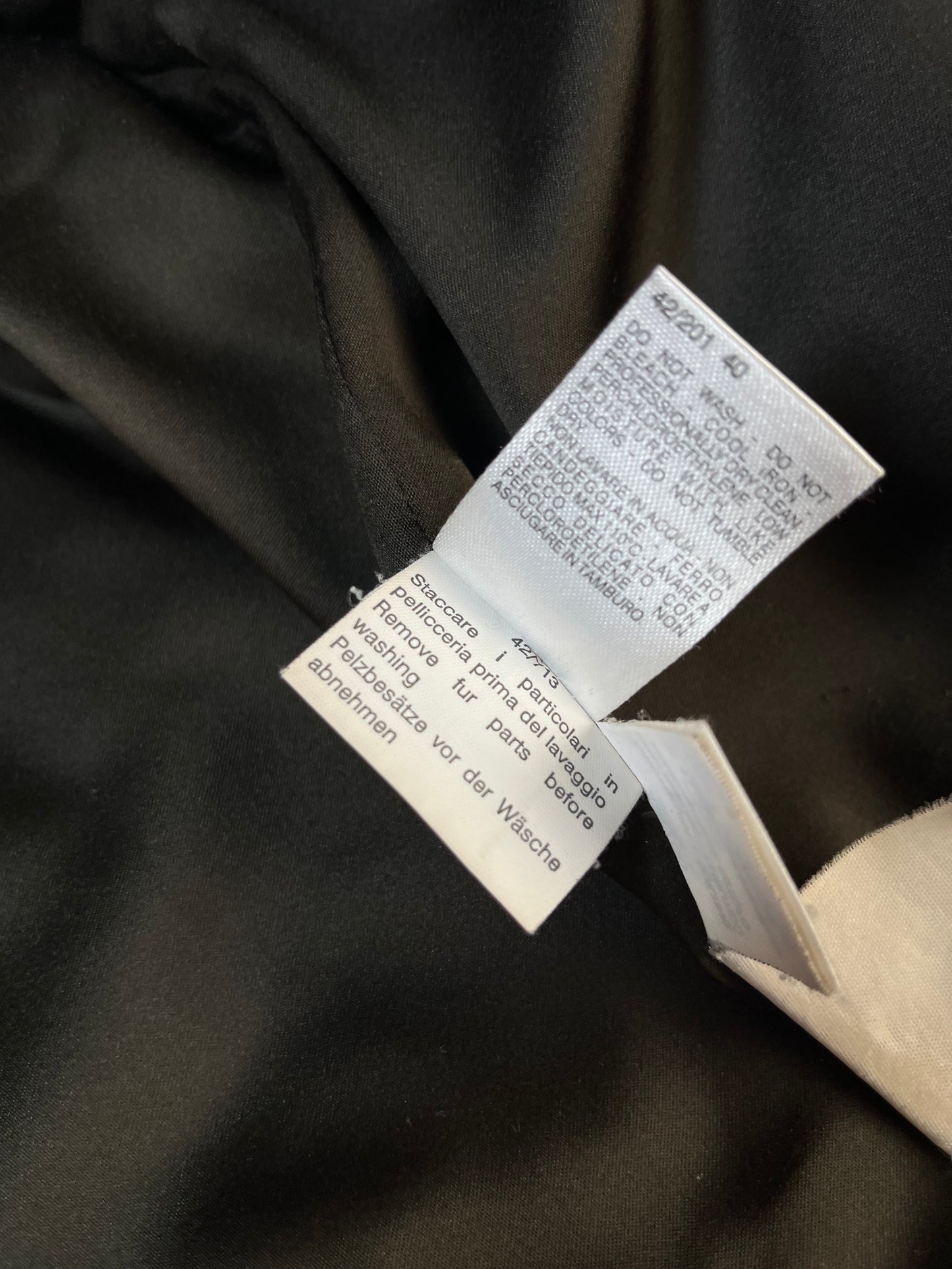 Damski Płaszcz Max Mara Main Line z Futrem 90s M