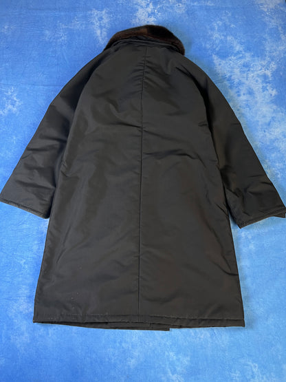 Damski Płaszcz Max Mara Main Line z Futrem 90s M