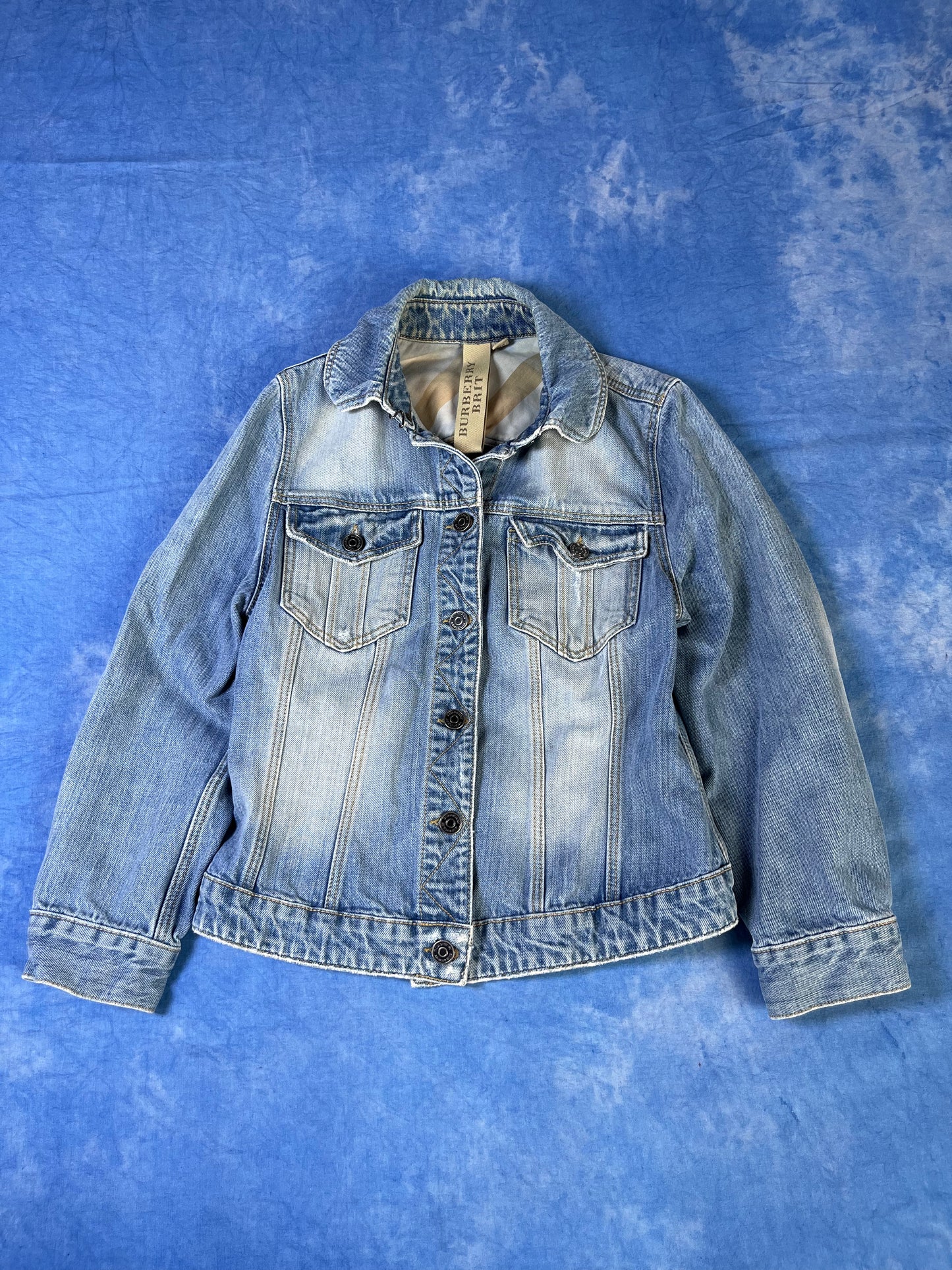 Damska Kurtka Jeansowa Burberry Brit 00s XS/S