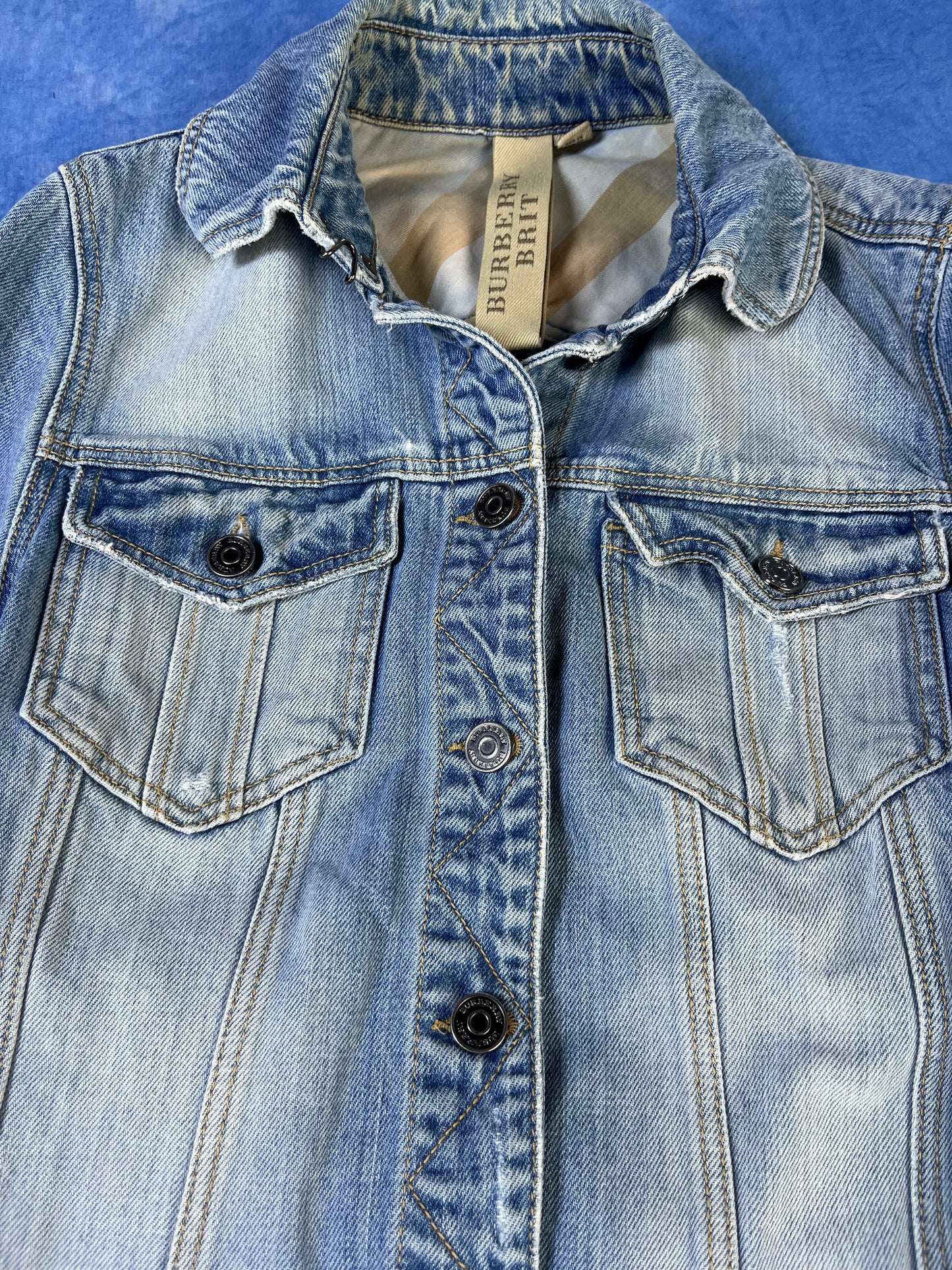 Damska Kurtka Jeansowa Burberry Brit 00s XS/S