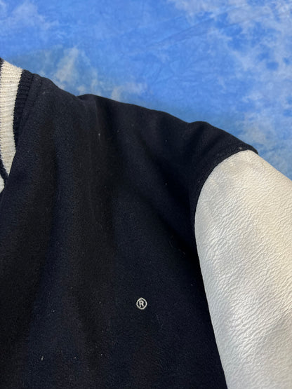 Kurtka Skórzana Bejsbolówka Uniwersytecka 90s XL