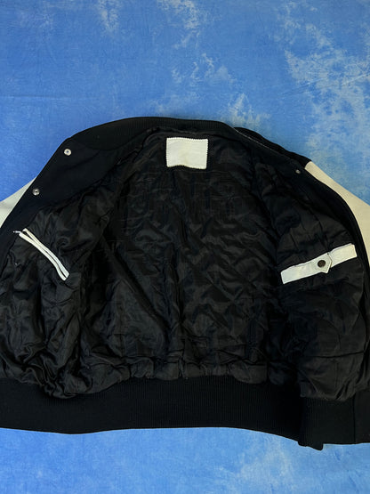 Kurtka Skórzana Bejsbolówka Uniwersytecka 90s XL