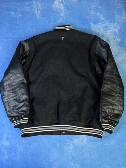 Kurtka Skórzano Wełniana Bejsbolówka Uniwersytecka Rocawear 00s XL