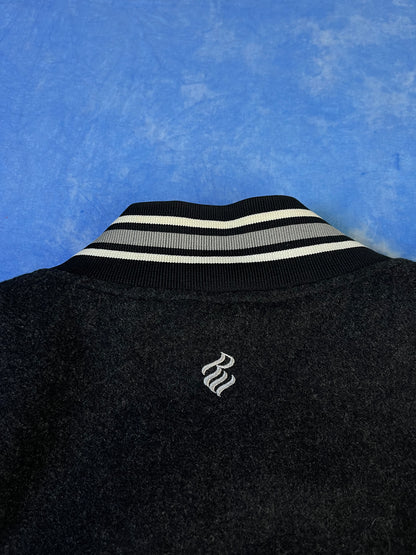 Kurtka Skórzano Wełniana Bejsbolówka Uniwersytecka Rocawear 00s XL