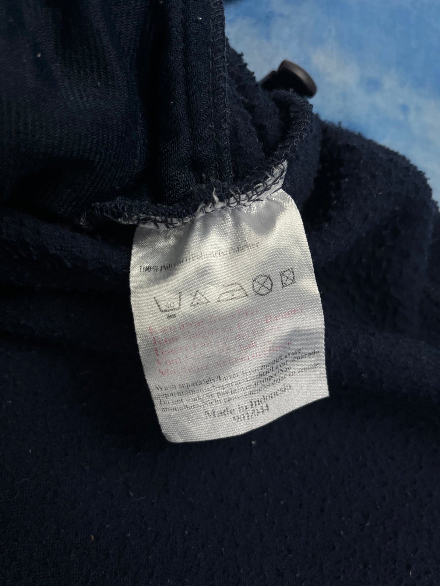 Bluza Quarter Zip Granatowy Polar Umbro 90 XL