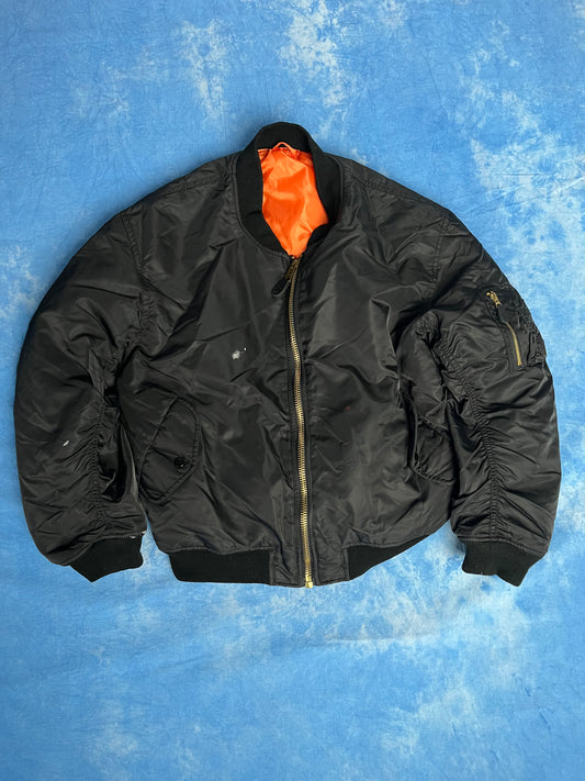 Kurtka Dwustronna Bomberka Flyers MA-1 00s L