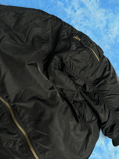 Kurtka Dwustronna Bomberka Flyers MA-1 00s L