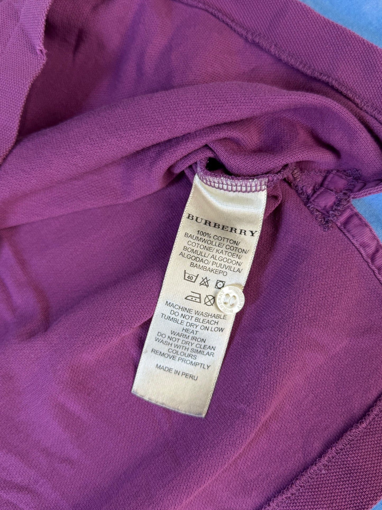 Koszulka Polo Burberry Brit 2000s L