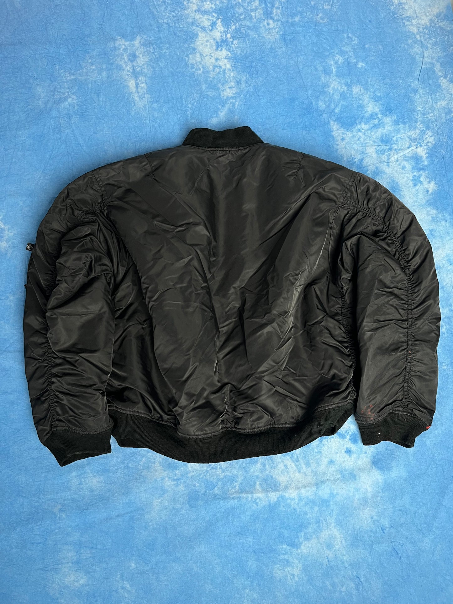 Kurtka Dwustronna Bomberka Flyers MA-1 00s L