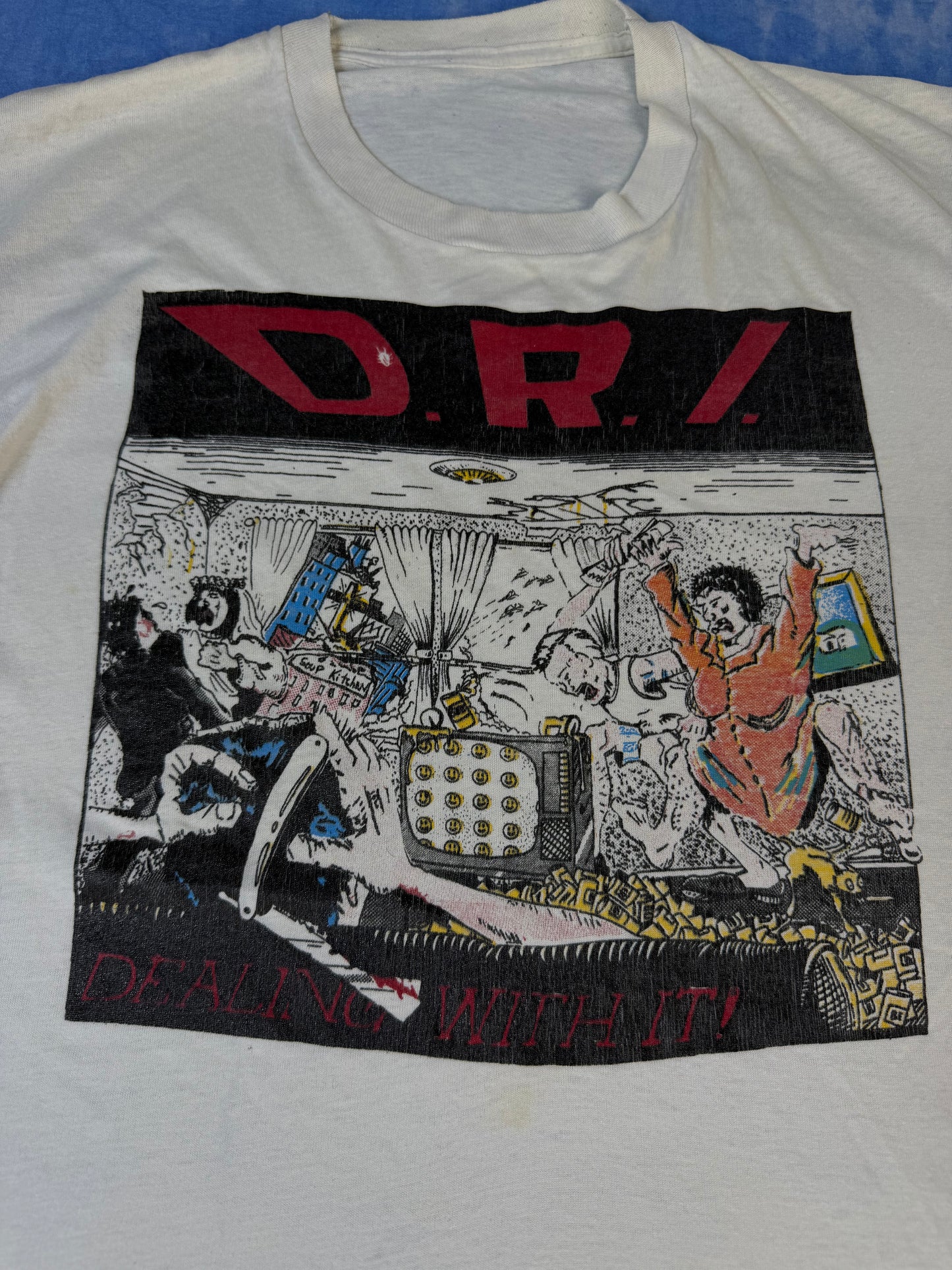 Koszulka D.R.I Dirty Rotten Imbeciles - Dealing With It Album 80s M/L