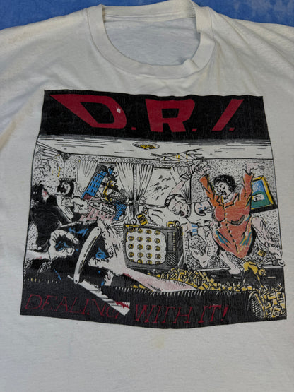 Koszulka D.R.I Dirty Rotten Imbeciles - Dealing With It Album 80s M/L