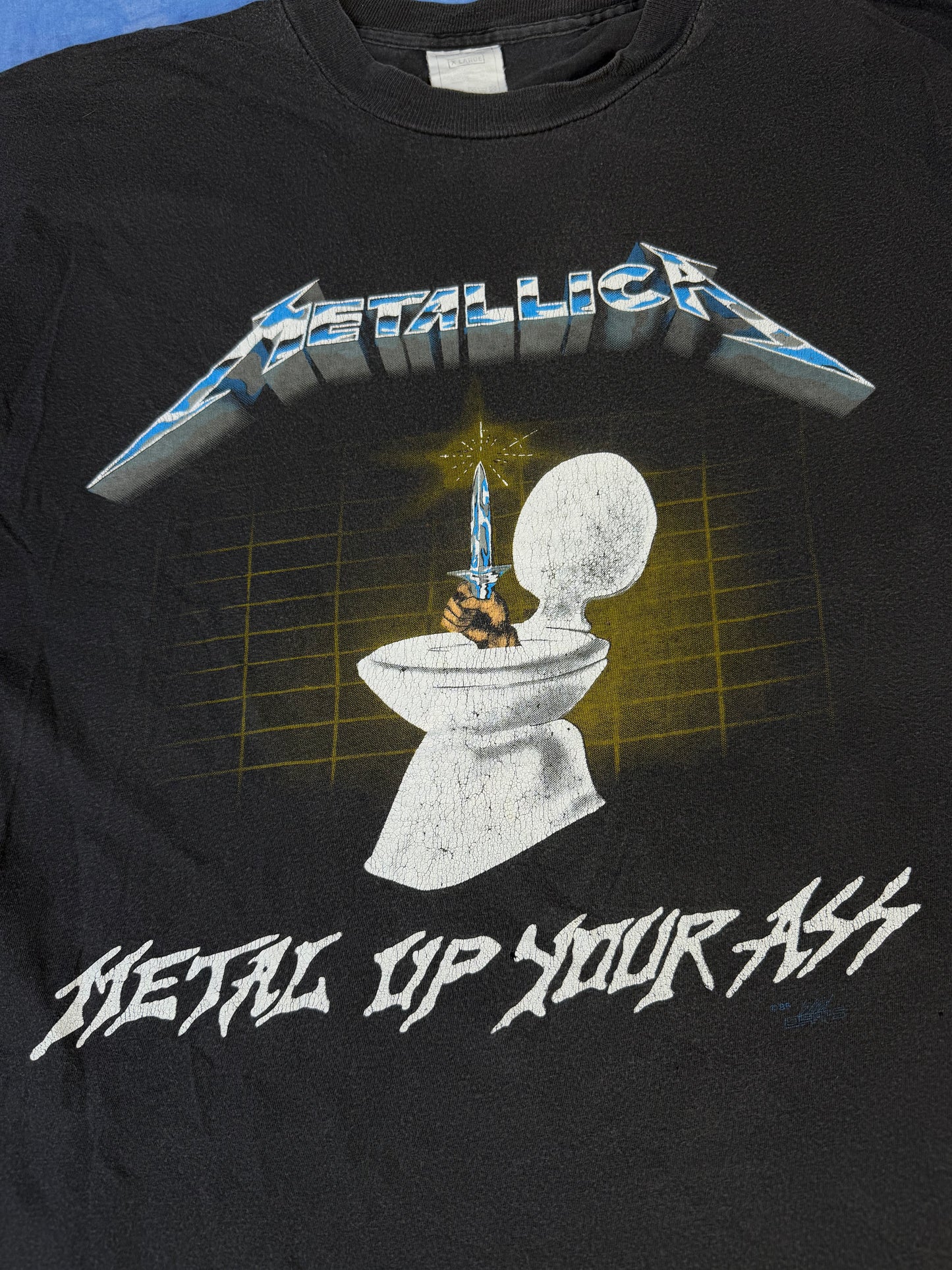 Koszulka Metallica - Metal Up Your Ass 80s XL
