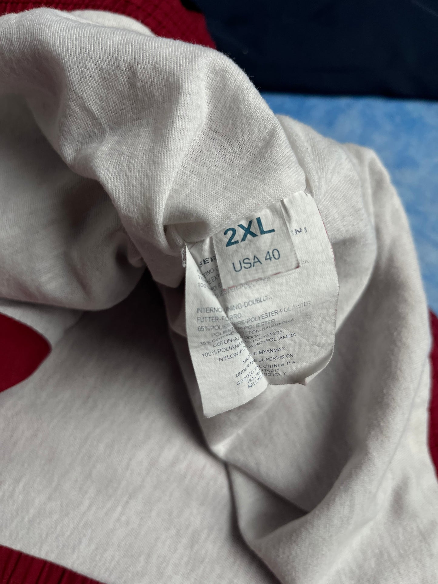 Kurtka Wiatrówka Sergio Tacchini 00s XXL