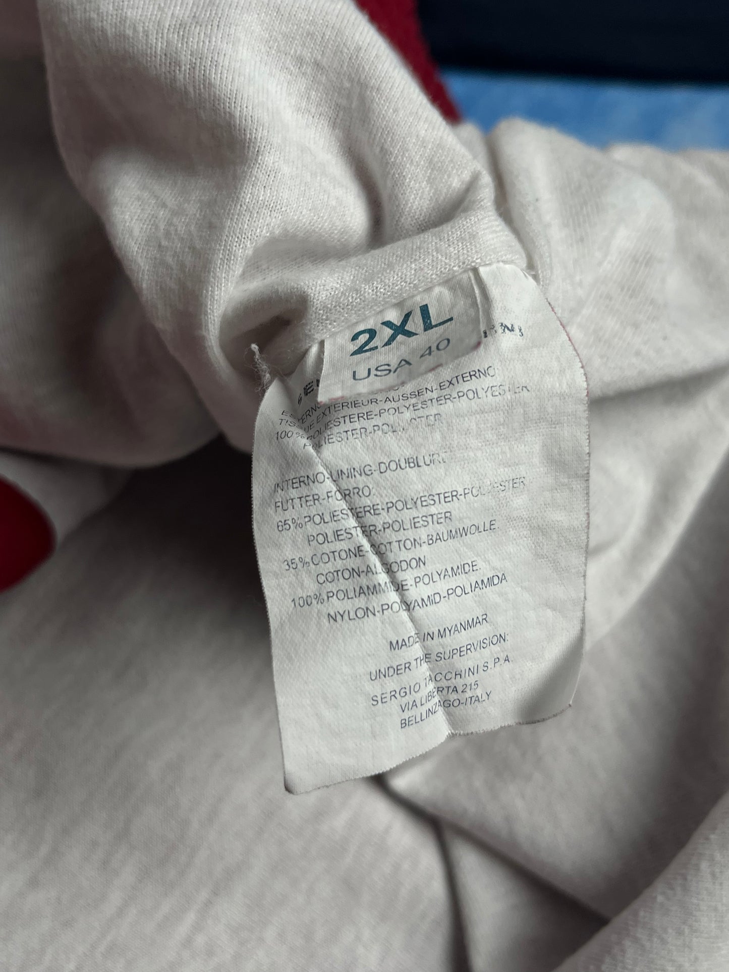 Kurtka Wiatrówka Sergio Tacchini 00s XXL