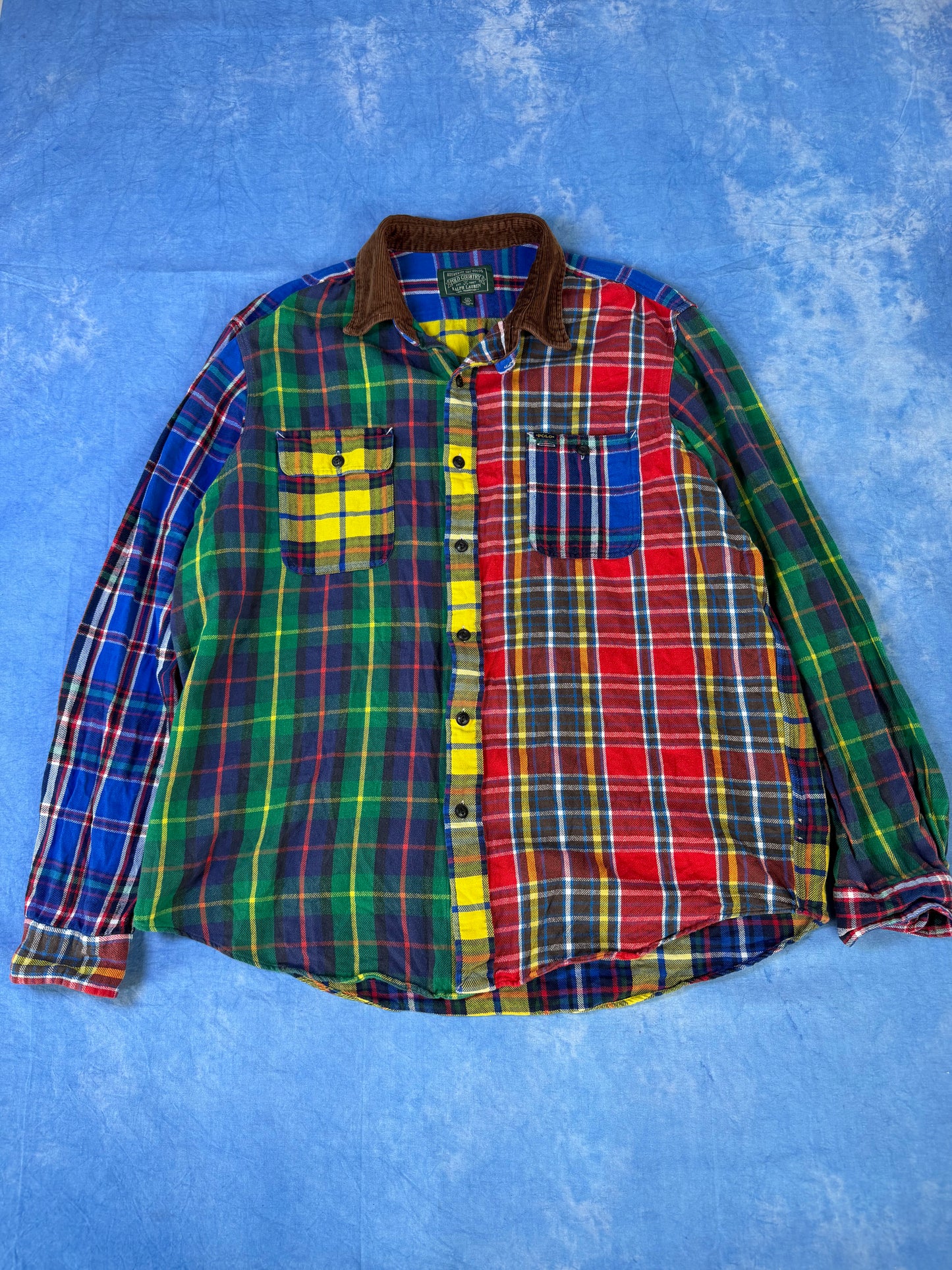 Koszula Flanelowa Fun Shirt Ralph Lauren Polo Country 90s XXL