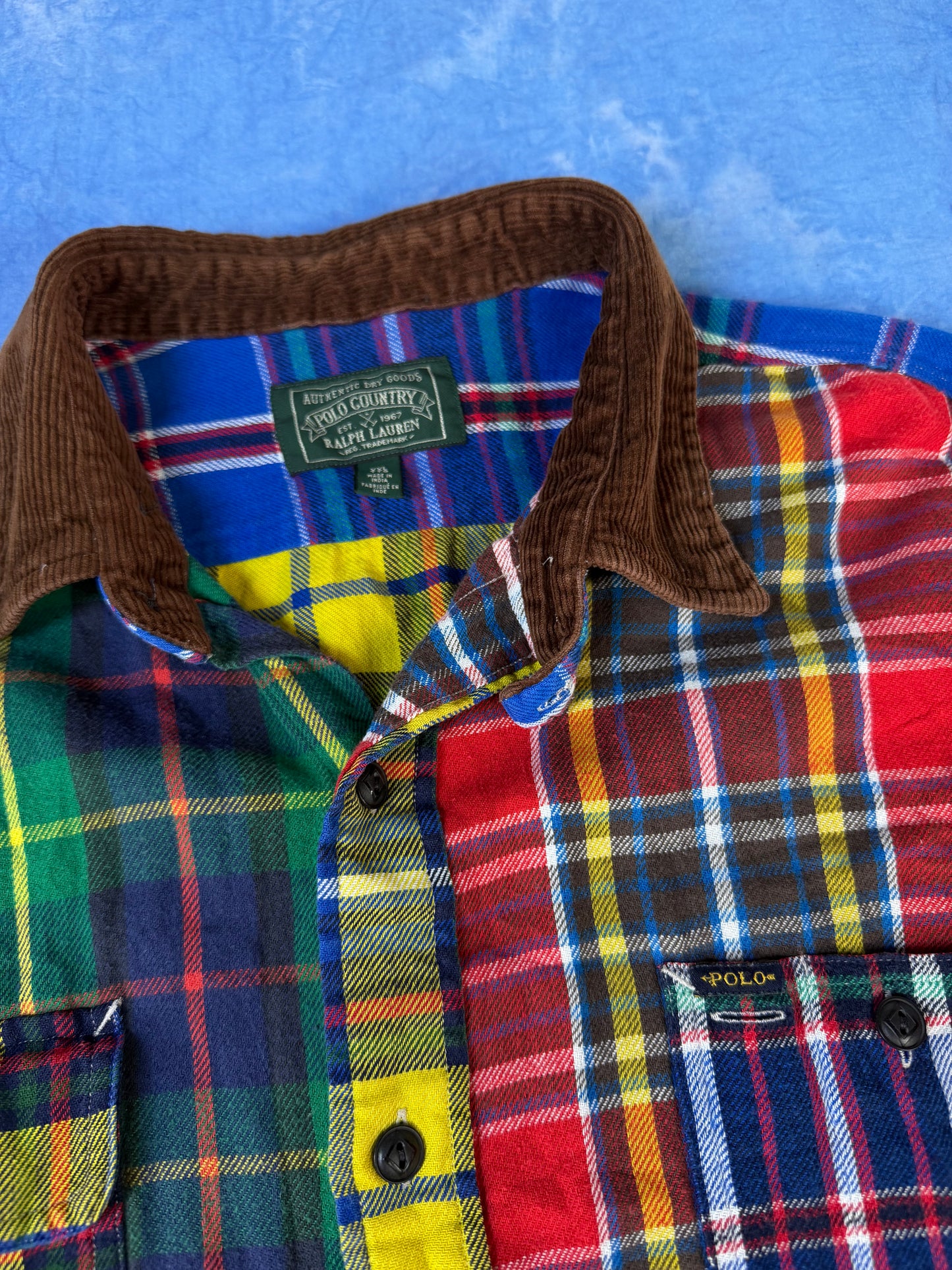 Koszula Flanelowa Fun Shirt Ralph Lauren Polo Country 90s XXL