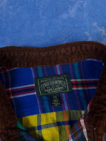 Koszula Flanelowa Fun Shirt Ralph Lauren Polo Country 90s XXL
