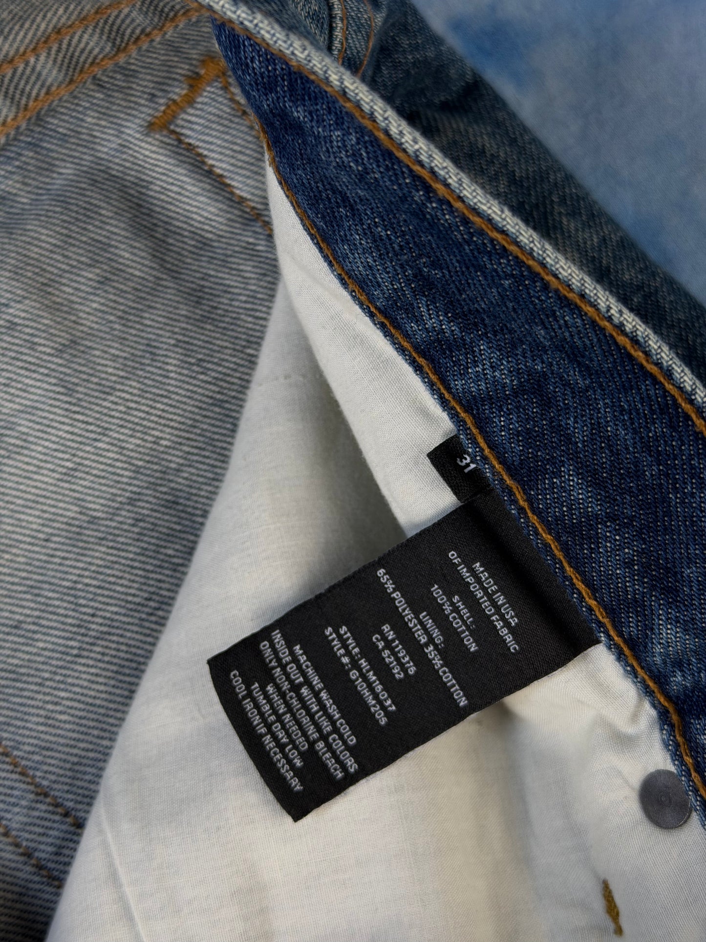 Spodenki Jeansowe Helmut Lang Double Pocket M