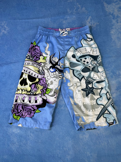 Spodenki Skulls & Tattoo 2000s S