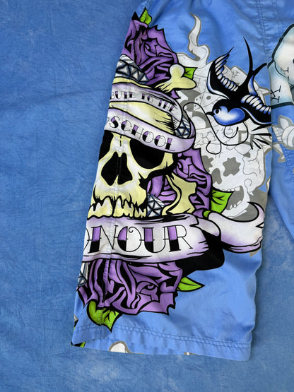 Spodenki Skulls & Tattoo 2000s S