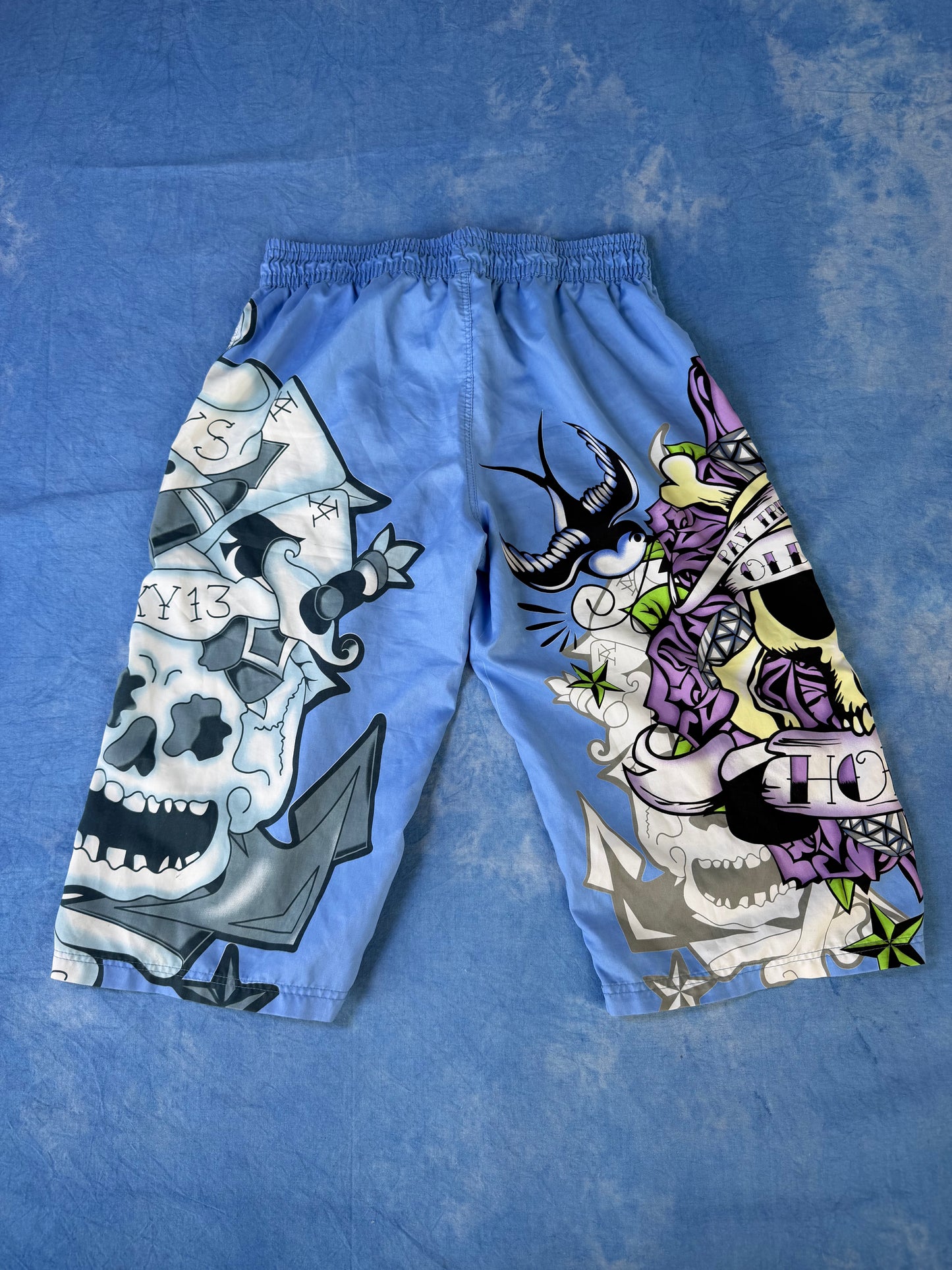 Spodenki Skulls & Tattoo 2000s S